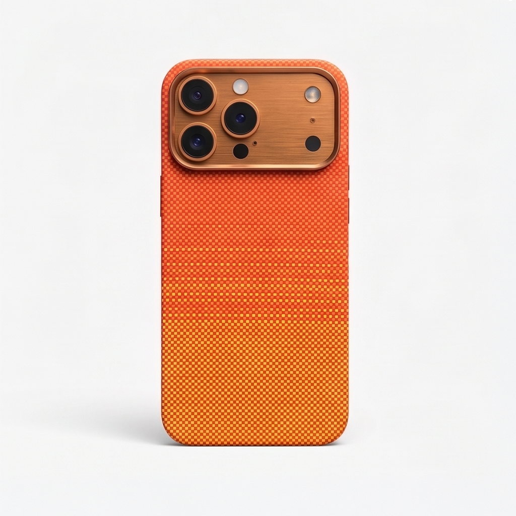 Orange Carbon Case